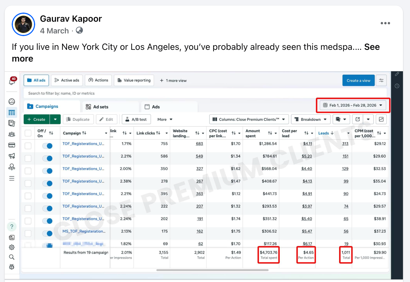Verified client output screenshot 2